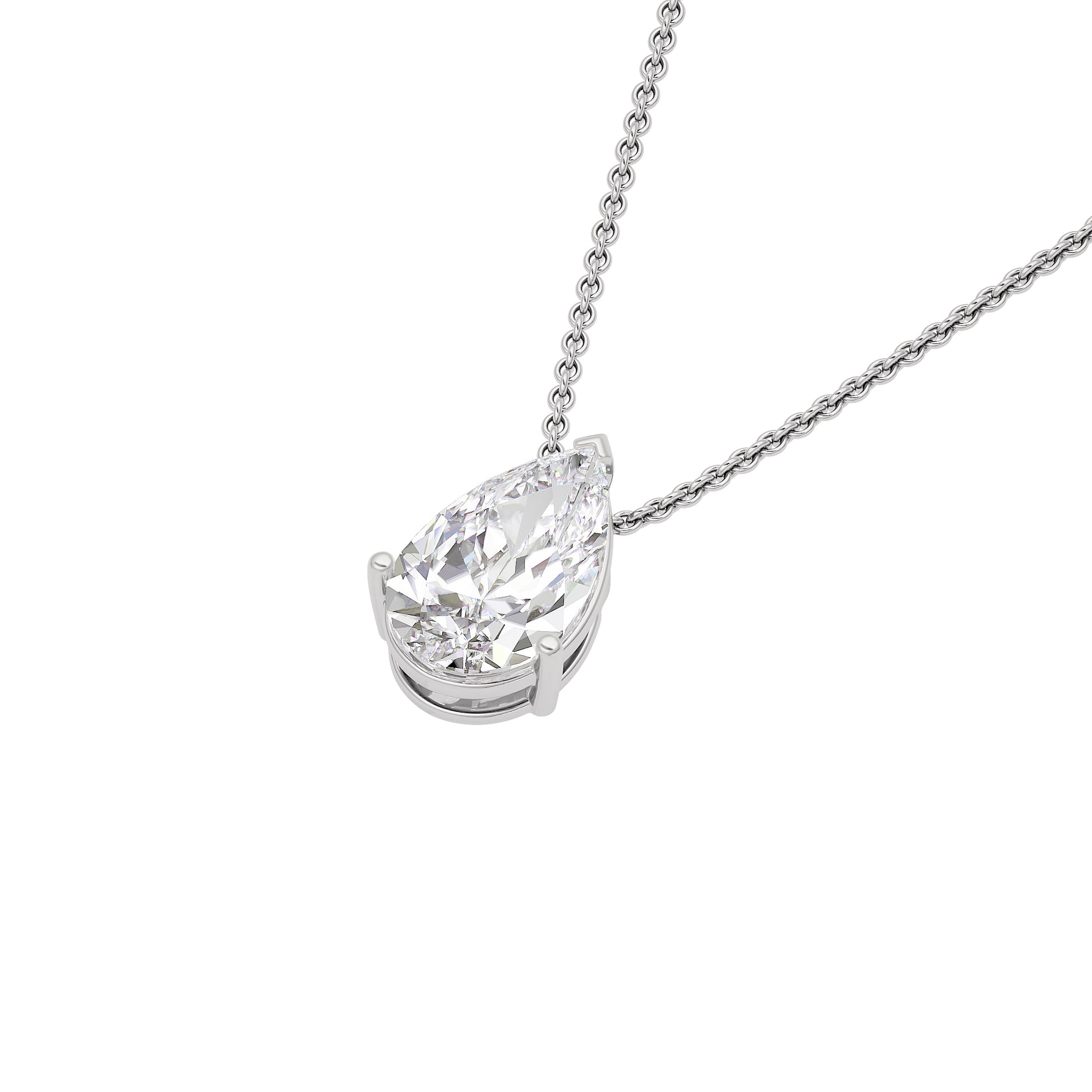 Everlasting Radiance Diamond Pendant 18 KT / White Gold