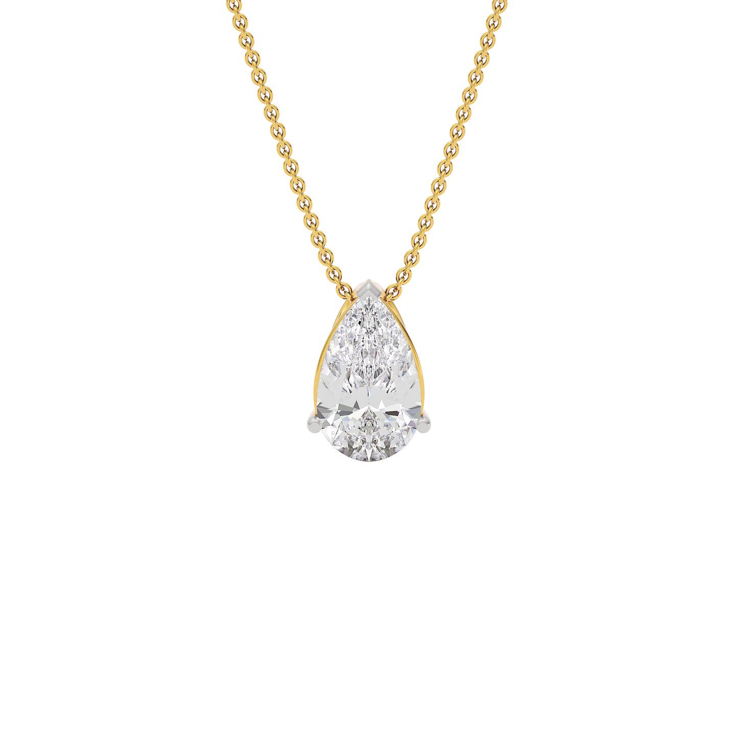 Everlasting Radiance Diamond Pendant 18 KT / Yellow Gold