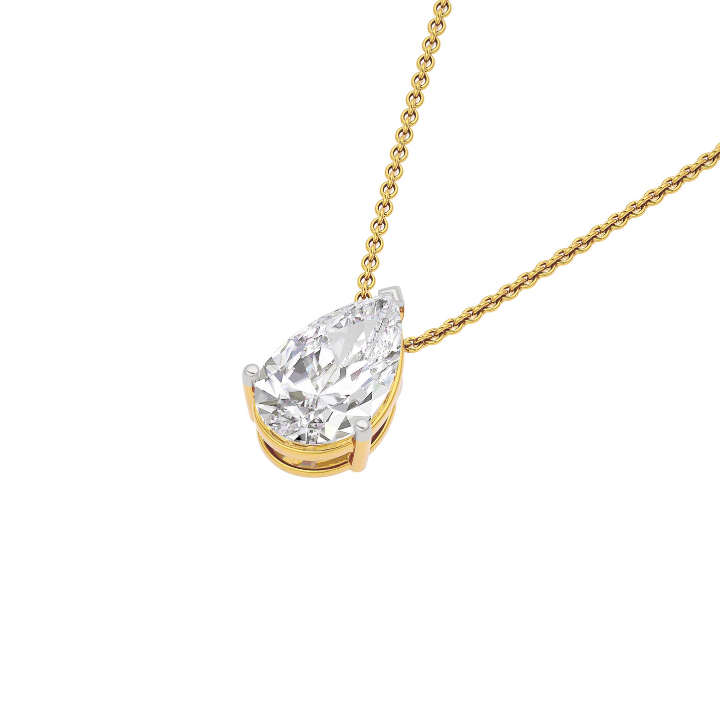 Everlasting Radiance Diamond Pendant 18 KT / Yellow Gold