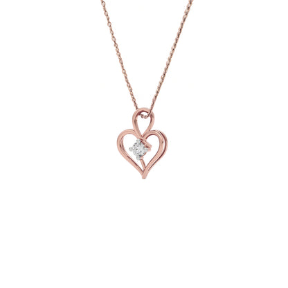 Eternal Radiance Diamond Pendant 18 KT / Rose Gold