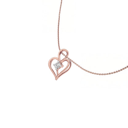 Eternal Radiance Diamond Pendant 18 KT / Rose Gold