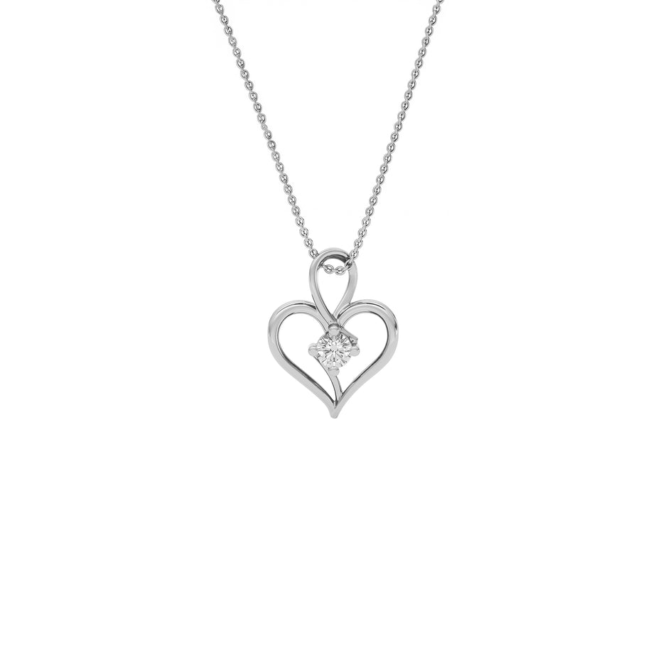 Eternal Radiance Diamond Pendant 18 KT / White Gold