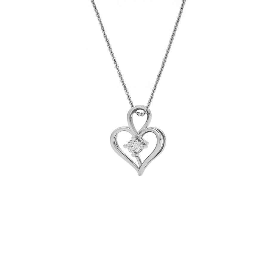 Eternal Radiance Diamond Pendant 18 KT / White Gold