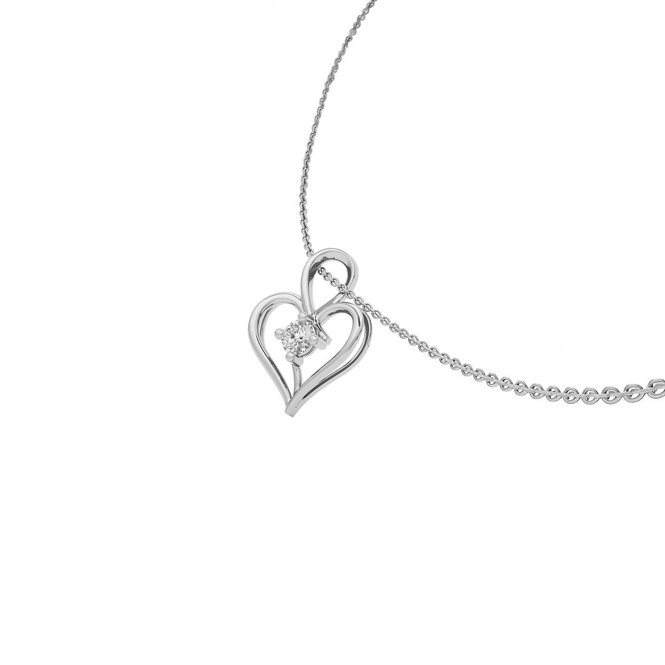 Eternal Radiance Diamond Pendant 18 KT / White Gold