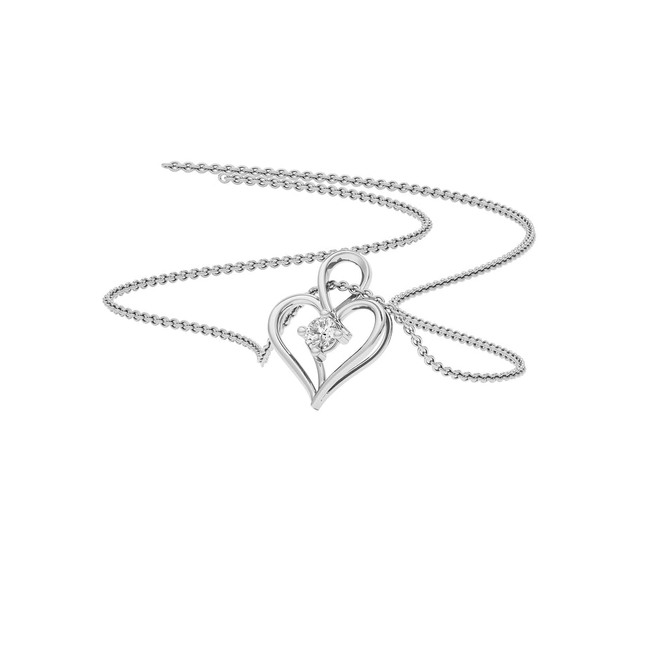 Eternal Radiance Diamond Pendant 18 KT / White Gold