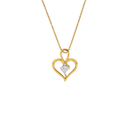 Eternal Radiance Diamond Pendant 18 KT / Yellow Gold