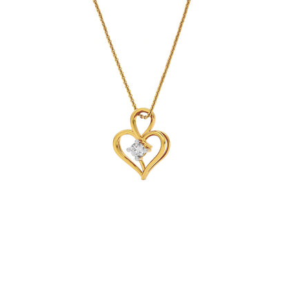 Eternal Radiance Diamond Pendant 18 KT / Yellow Gold