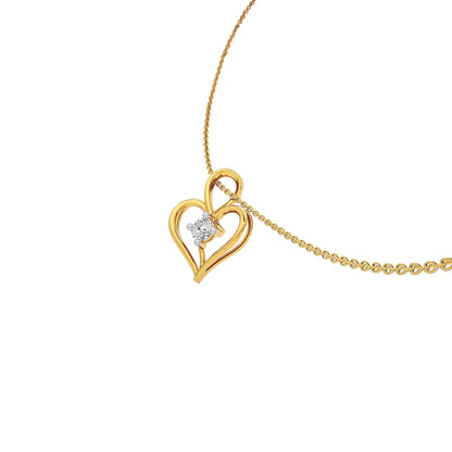 Eternal Radiance Diamond Pendant 18 KT / Yellow Gold