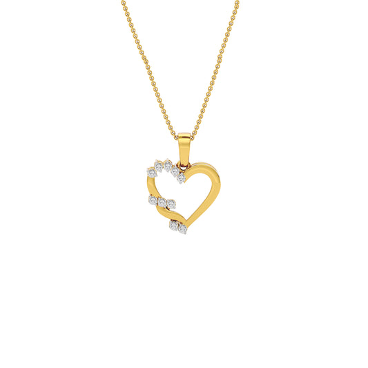 Golden Serenade Diamond Pendant 18 KT / Yellow Gold