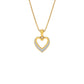Diamond Whisper Pendant 18 KT / Yellow Gold