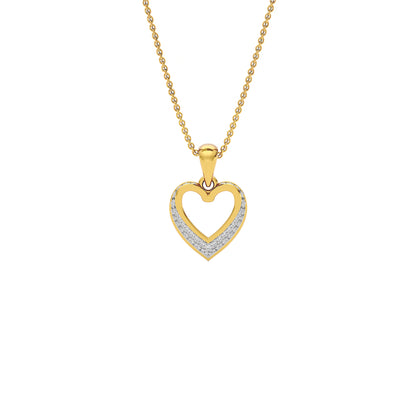 Diamond Whisper Pendant 18 KT / Yellow Gold
