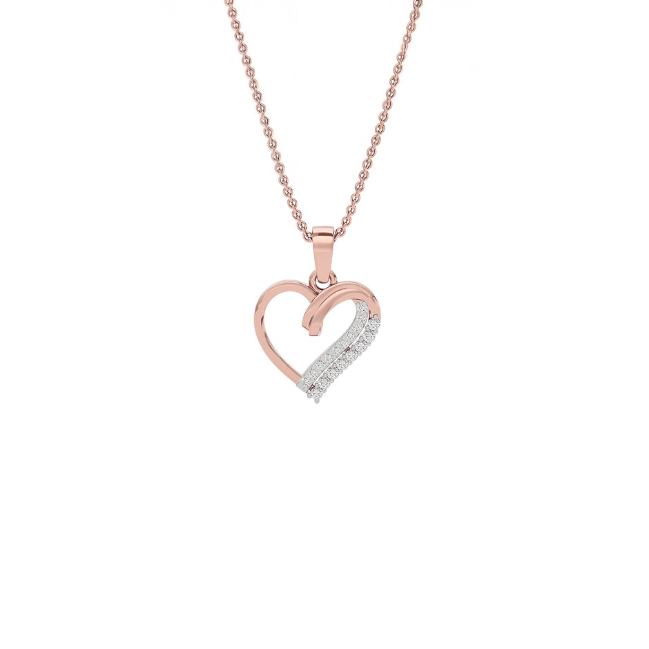 Celeste Bloom Diamond Pendant 18 KT / Rose Gold