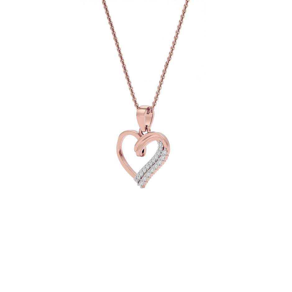 Celeste Bloom Diamond Pendant 18 KT / Rose Gold