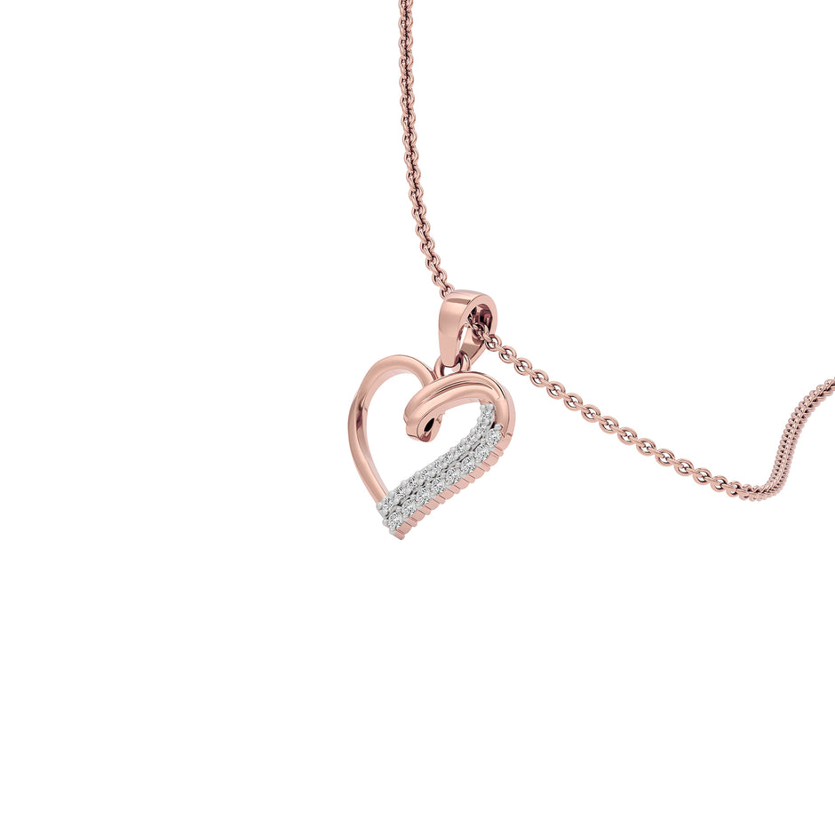 Celeste Bloom Diamond Pendant 18 KT / Rose Gold