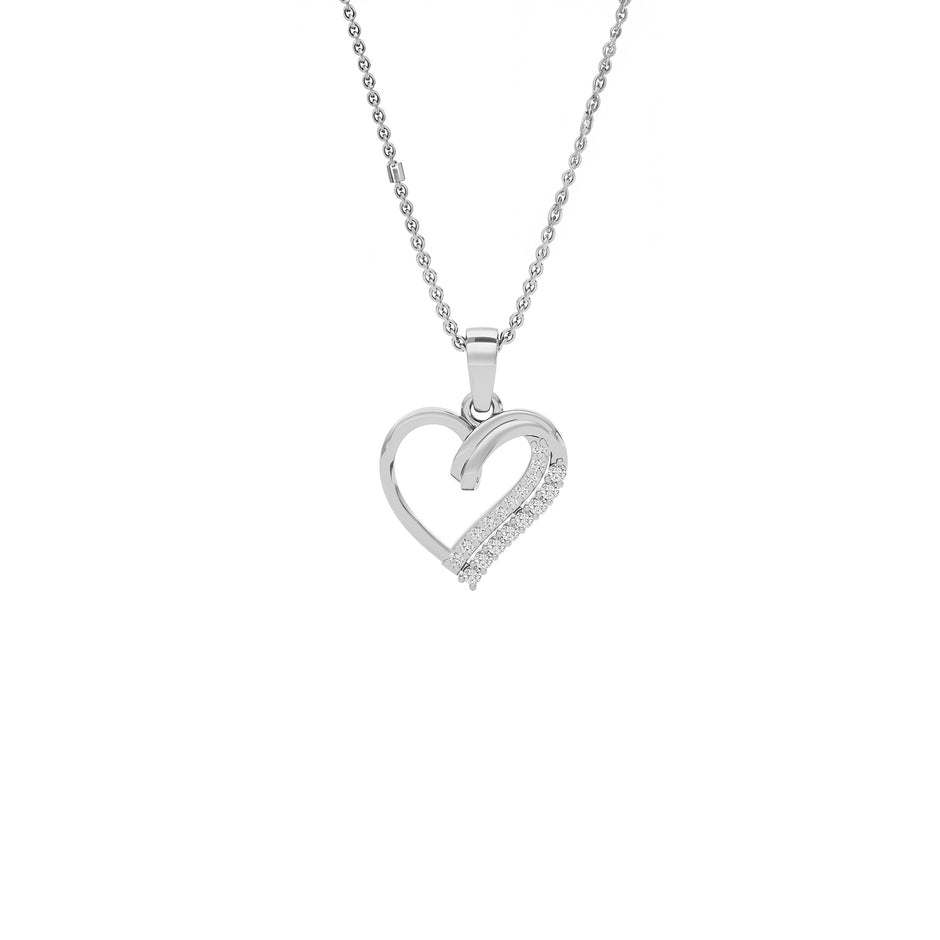 Celeste Bloom Diamond Pendant 18 KT / White Gold