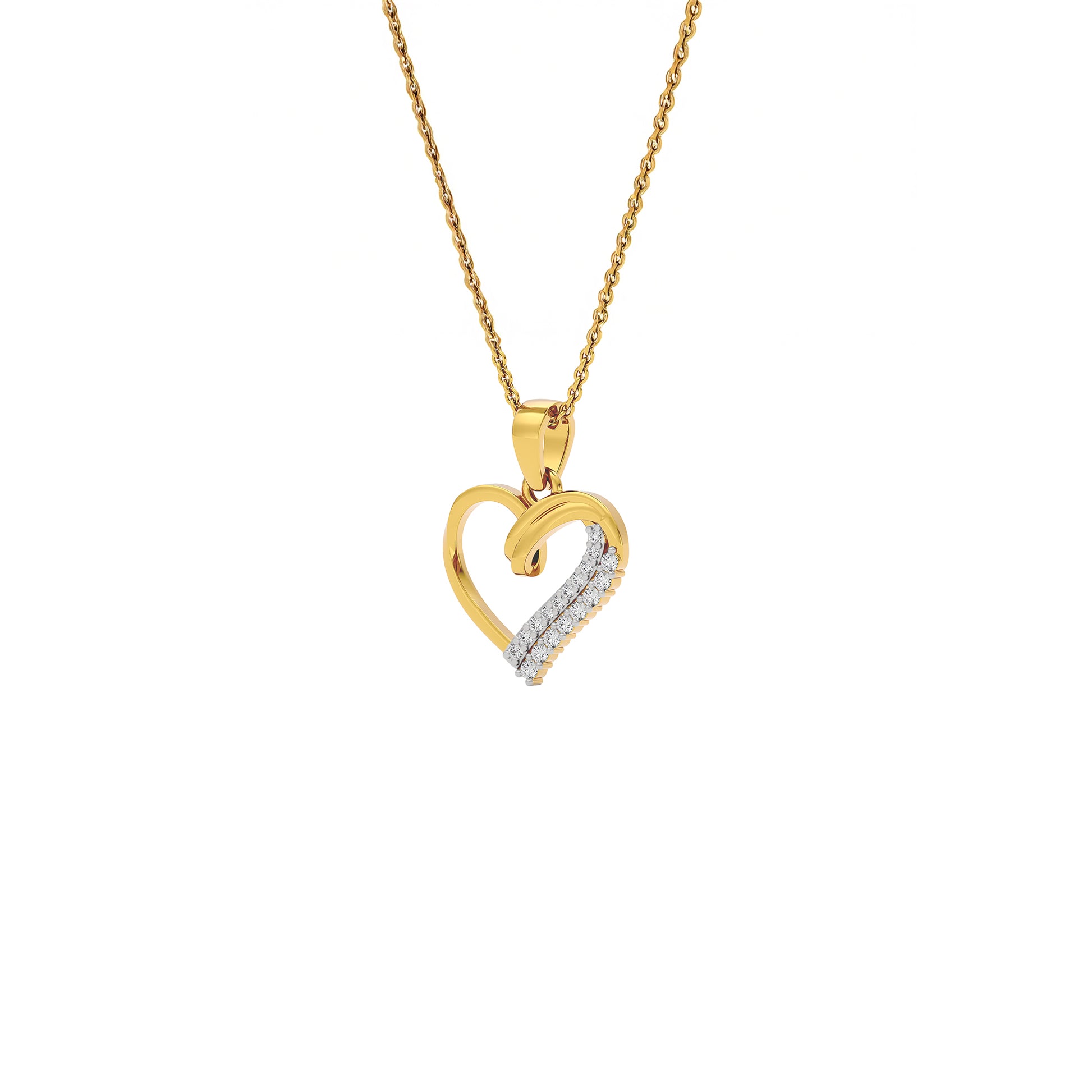 Celeste Tanishq Solitaire Diamond Pendant Buy Celeste Bloom