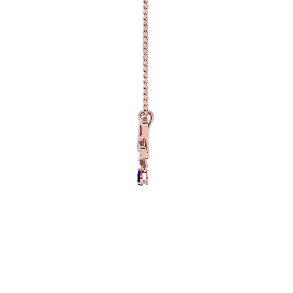Ambitious 'A' Diamond Pendant 18 KT / Rose Gold