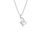 Beautiful ‘B’ Diamond Pendant 18 KT / White Gold