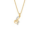 Beautiful ‘B’ Diamond Pendant 18 KT / Yellow Gold