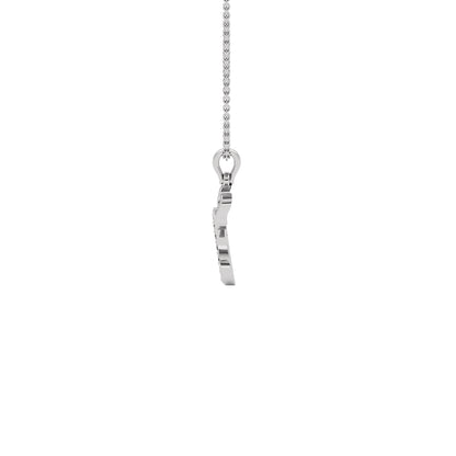 Confident ‘C’ Diamond Pendant 18 KT / White Gold