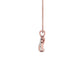Dazzle ‘D’ Diamond Pendant 18 KT / Rose Gold