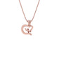 Dazzle ‘D’ Diamond Pendant 18 KT / Rose Gold