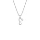 Extraordinary ‘E’ Diamond Pendant 18 KT / White Gold