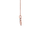 Fearless ‘F’ Diamond Pendant 18 KT / Rose Gold