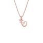 Fearless ‘F’ Diamond Pendant 18 KT / Rose Gold