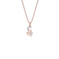 Glow-getter ‘G’ Diamond Pendant 18 KT / Rose Gold