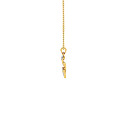 Glow-getter ‘G’ Diamond Pendant 18 KT / Yellow Gold
