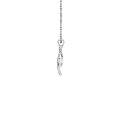Independent ‘I’ Diamond Pendant 18 KT / White Gold