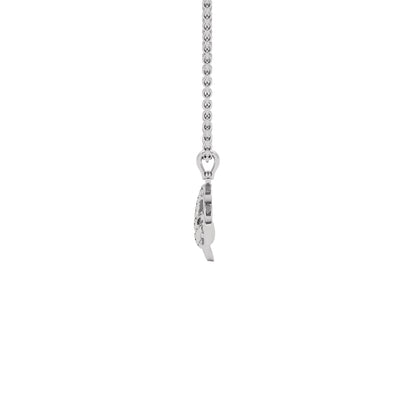 Mesmerizing ‘M’ Diamond Pendant 18 KT / White Gold