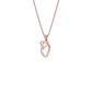 Opulent ‘O’ Diamond Pendant 18 KT / Rose Gold