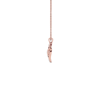 Opulent ‘O’ Diamond Pendant 18 KT / Rose Gold