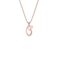 Opulent ‘O’ Diamond Pendant 18 KT / Rose Gold
