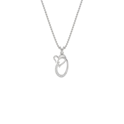 Opulent ‘O’ Diamond Pendant 18 KT / White Gold