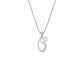 Opulent ‘O’ Diamond Pendant 18 KT / White Gold