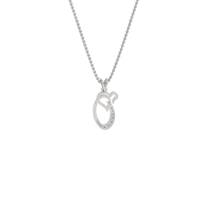 Opulent ‘O’ Diamond Pendant 18 KT / White Gold