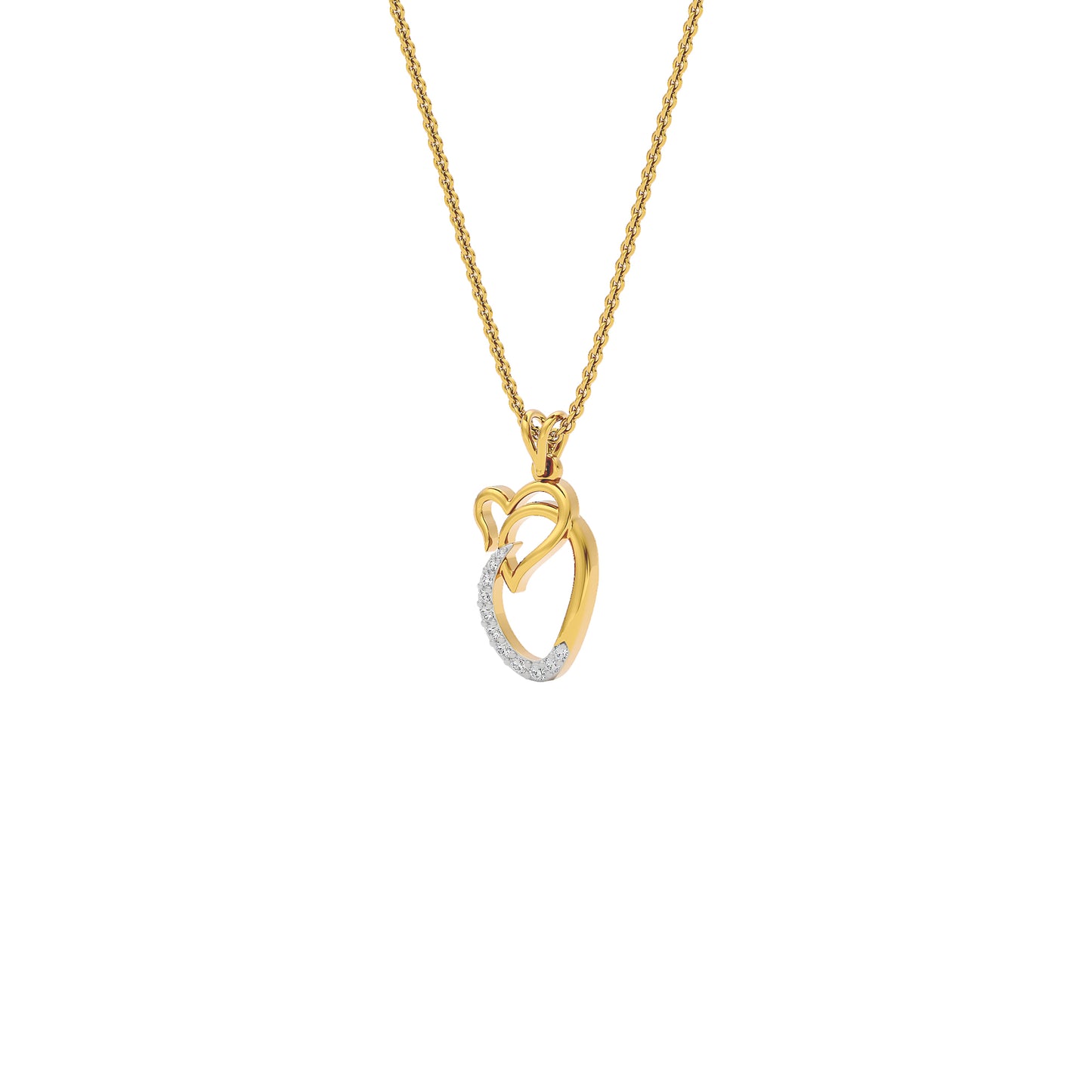 Opulent ‘O’ Diamond Pendant 18 KT / Yellow Gold
