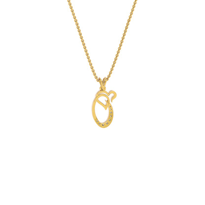 Opulent ‘O’ Diamond Pendant 18 KT / Yellow Gold
