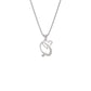 Queen ‘Q’ Diamond Pendant 18 KT / White Gold