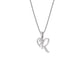 Radiant ‘R’ Diamond Pendant 18 KT / White Gold