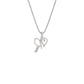 Radiant ‘R’ Diamond Pendant 18 KT / White Gold
