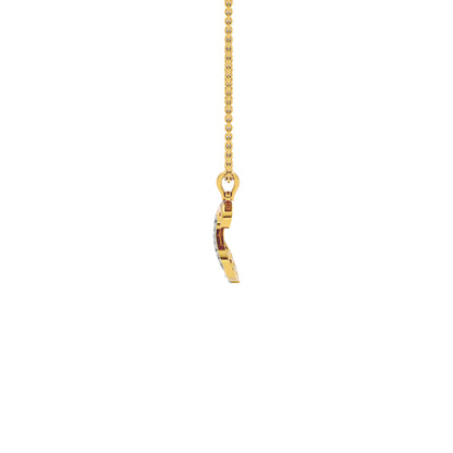 Stellar ‘S’ Diamond Pendant 18 KT / Yellow Gold