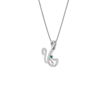 Uniquely ‘U’ Diamond Pendant 18 KT / White Gold