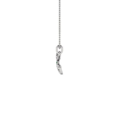 Uniquely ‘U’ Diamond Pendant 18 KT / White Gold