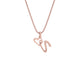 Vibrant ‘V’ Diamond Pendant 18 KT / Rose Gold