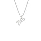 Vibrant ‘V’ Diamond Pendant 18 KT / White Gold