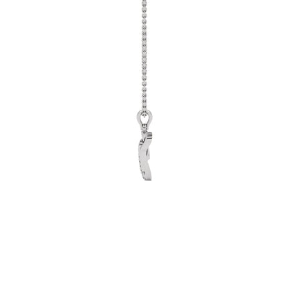 Vibrant ‘V’ Diamond Pendant 18 KT / White Gold
